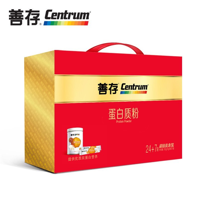 【苏宁自营】善存蛋白质粉24+7袋超值优惠装 310g(10g/袋*24袋+10g/袋*7袋）