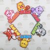 贝瓦河狸家族礼物趣味英文创意字母个性冰箱贴 皮克
