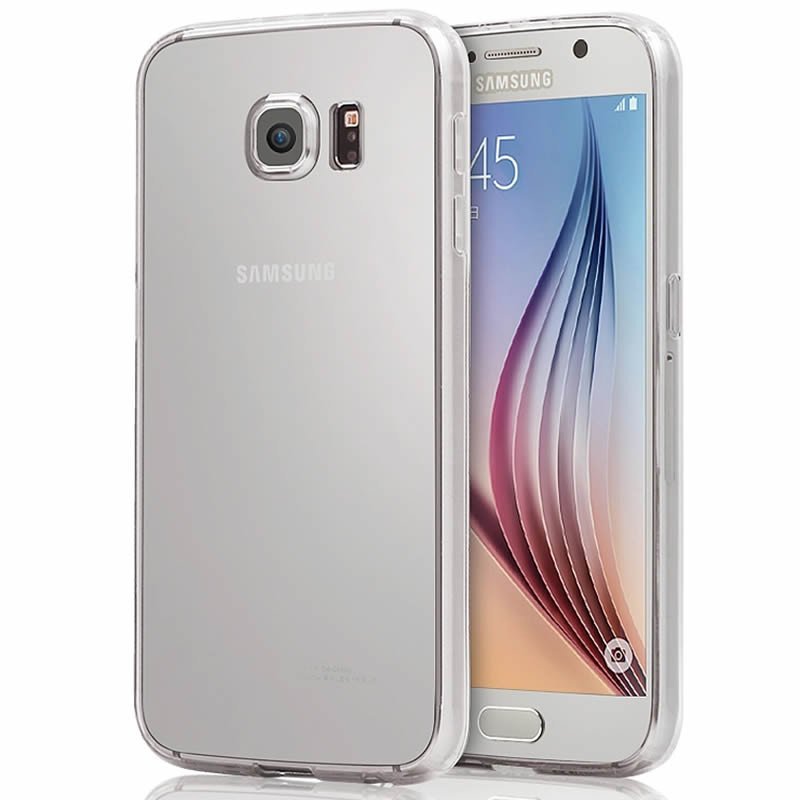 逸美达 三星s6edge+plus手机壳硅胶三星s6手机套薄透明三星s6edge软保护套外壳 S6【轻薄软壳/隐形版/透明】【送钢化玻璃膜】
