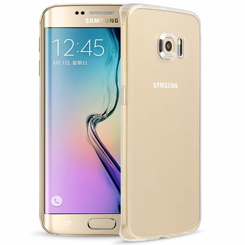 逸美达 三星s6edge+plus手机壳硅胶三星s6手机套薄透明三星s6edge软保护套外壳 S6edge+【轻薄硬壳/晶莹版/透明】【送高清贴膜】