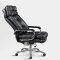品仪 老板椅真皮电脑椅 家用办公椅子 可躺高档大班椅牛皮靠背椅子 【黑色】环保西皮