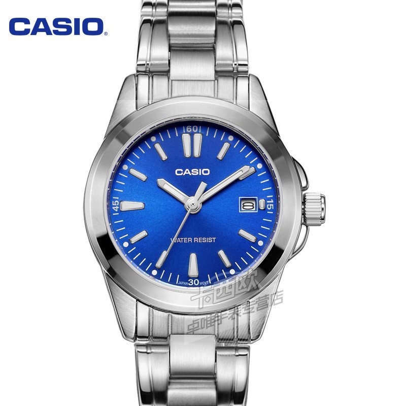 卡西欧(CASIO)手表 钢带腕表小表盘石英女表 LTP-1215A-2A2