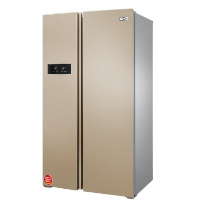 熊猫(panda)bcd-528 528l对开门冰箱电脑温控 (香槟灰)(土豪金)