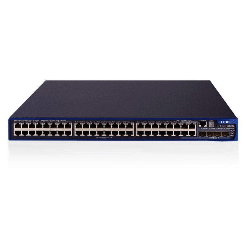 华三（H3C）S5500-52C-EI-D 48口千兆三层可网管交换机