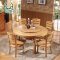 云图家具 实木餐桌橡木圆桌大圆形桌 实木椅组合 餐厅 饭桌 1.6M一桌六椅