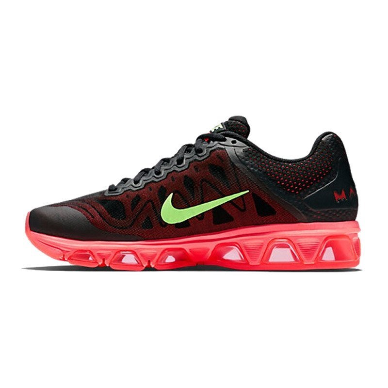 正品耐克2015新款Air Max男鞋全掌气垫玫红色跑步鞋683632-010