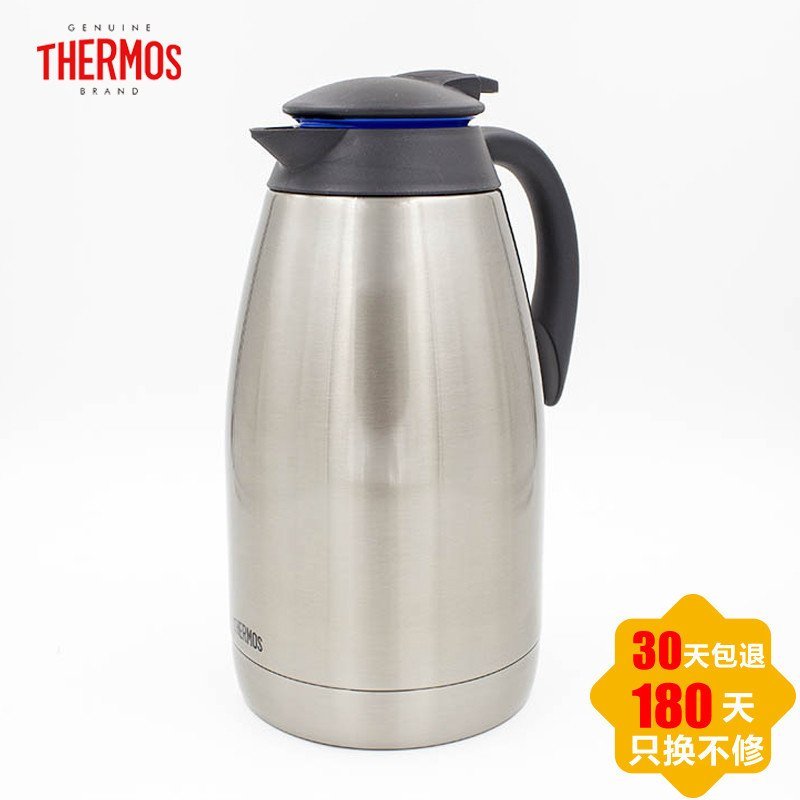 膳魔师时尚精品不锈钢保温壶THJ-2000 不锈钢色/2000ml/保温瓶/热水瓶/保温保冷/家用/办公/大容量