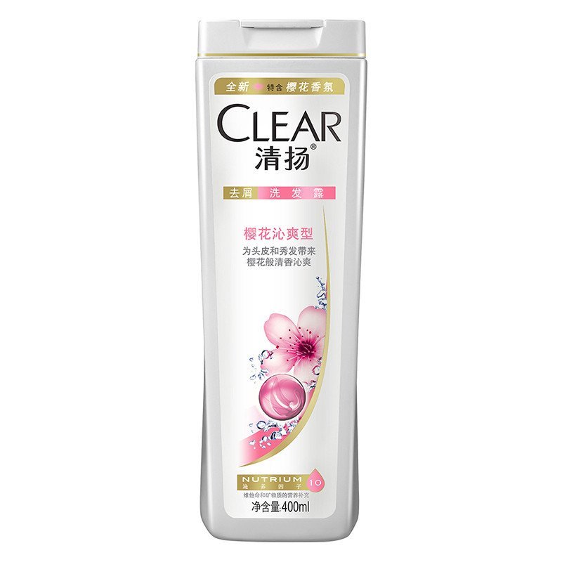清扬去屑洗发露樱花沁爽型400ml