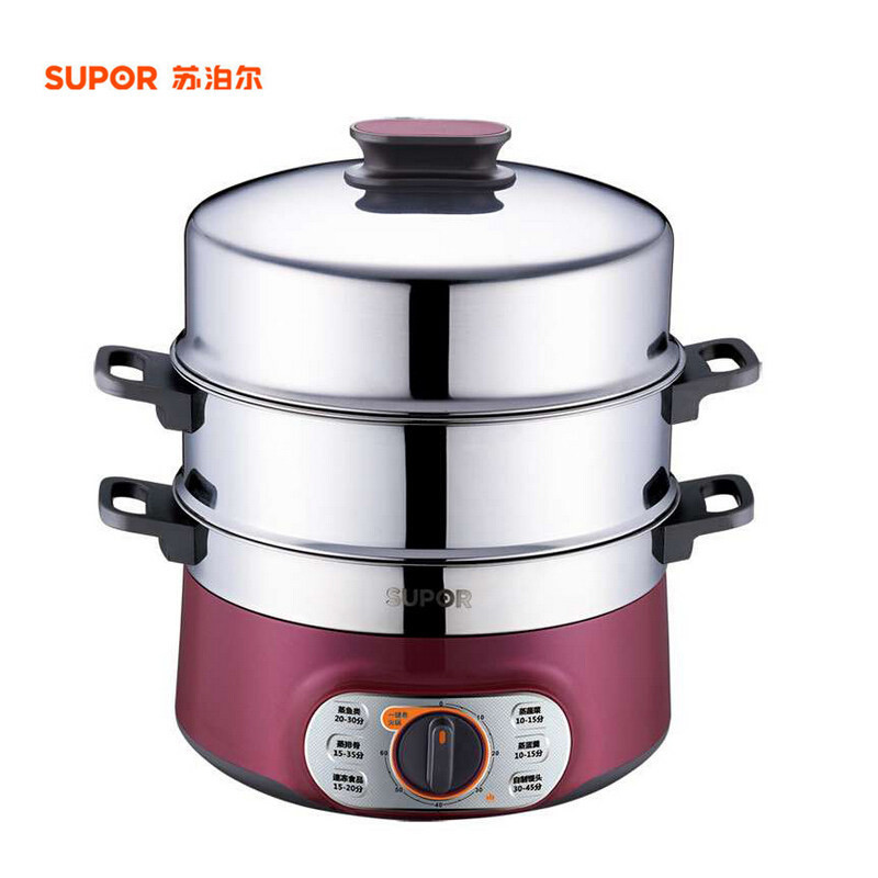 苏泊尔(SUPOR)电蒸锅ZN28YK7-150 10L双层不锈钢蒸锅