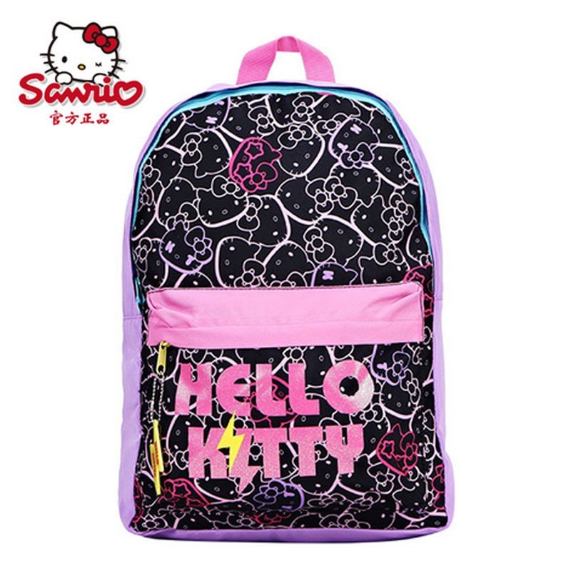 正品Hello Kitty凯蒂猫时尚休闲包 小学学生双肩包旅行背包