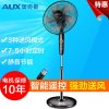 奥克斯(AUX)电风扇FS-40-A1623RC遥控落地扇家用静音定时摇头落地扇机械升降台地扇黑色