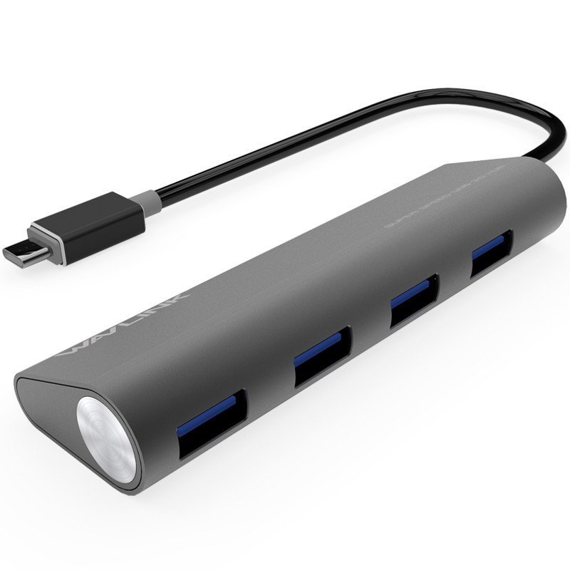 睿因（Wavlink）WL-UH3048C USB type-c 4口集线器