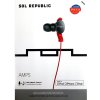 索尔共和国（sol republic）amps 红色 美国潮牌iphone6好搭档 入耳式音乐耳机 带麦可接听电话