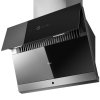 美的（Midea）油烟机CXW-260-TJ9056-GR侧吸式抽油烟机 20大风量 触控式 钢化玻璃