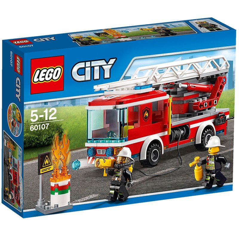 LEGO 乐高 City 城市系列云梯消防车 60107