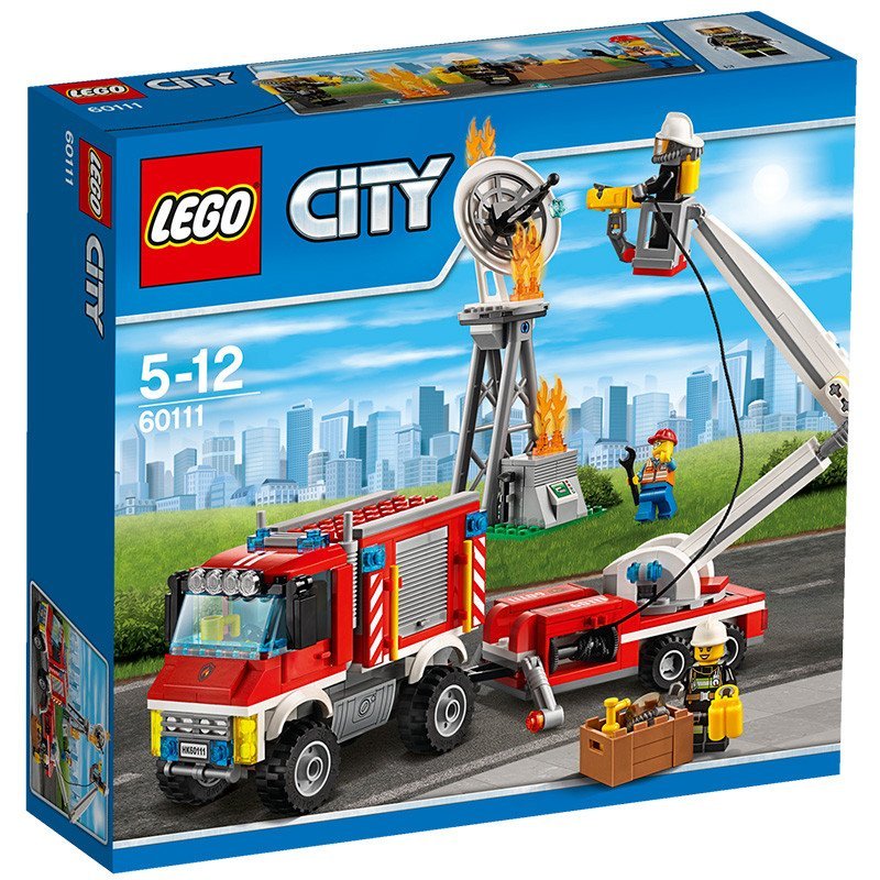 LEGO 乐高 City 城市系列重型消防车 60111