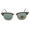 雷朋(Ray.Ban)经典俱乐部经理人系列男女款太阳眼镜RB3016 W0365黑框绿灰镜片 51mm