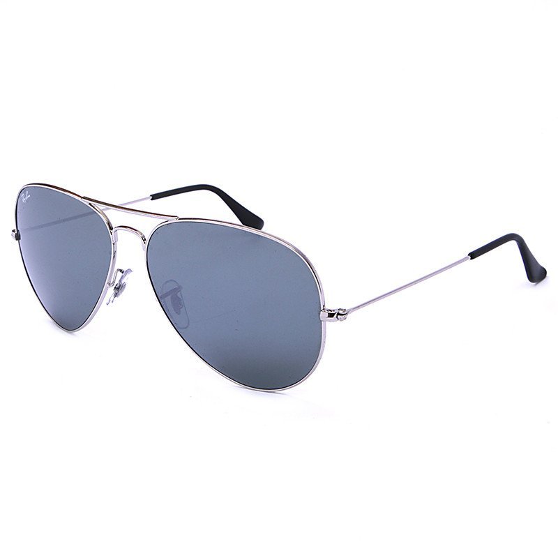 雷朋(Ray.Ban)飞行员系列男女款镀膜太阳镜RB3025 W3277银色镜架水银镀膜镜片 58mm