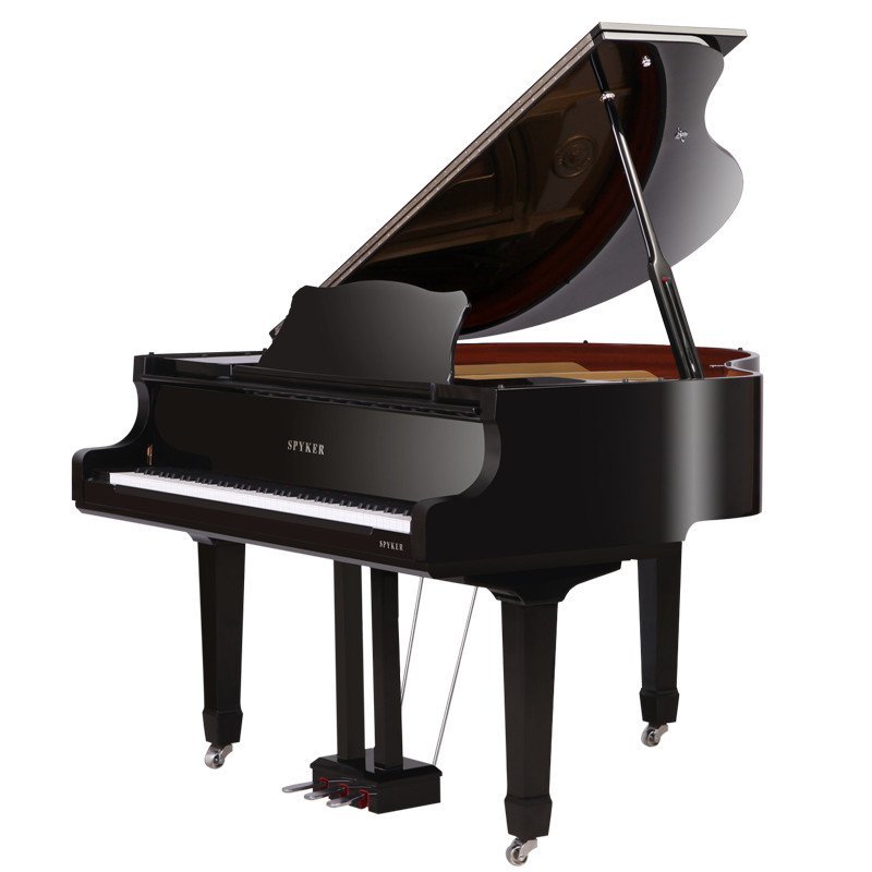 英国spyker世爵三角钢琴 hd-w152 黑色 红色不带自动演奏