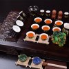 艺宏堂整套 茶具套装 紫砂功夫茶具 四合一电热磁炉 实木茶盘套装