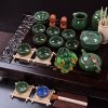 艺宏堂整套茶具套装 紫砂功夫茶具 四合一电热磁炉 实木茶盘套装