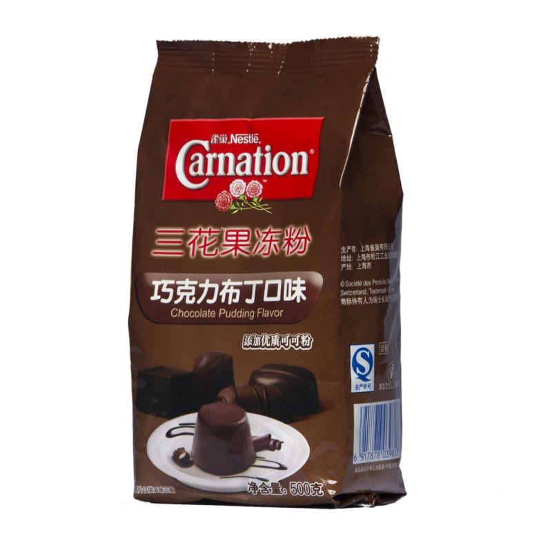 雀巢三花果冻粉巧克力布丁口味 500g