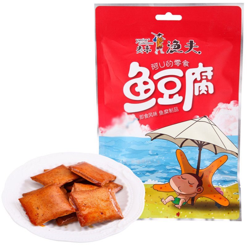 炎亭渔夫 鱼豆腐(川辣味) 85g/袋