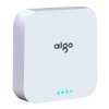 爱国者（aigo）10000毫安 OL10400 双USB输出 通用便携迷你 移动电源/充电宝 白色