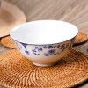 韵唐家用米饭碗汤碗面碗吃饭碗小碗釉中彩陶瓷餐具心愿5英寸饭碗4只装