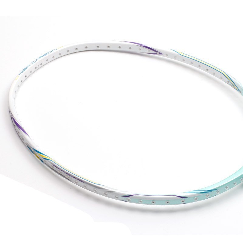 lining 正品单人 全碳素羽毛球拍hc高碳系列 hc1900青色配李宁7号线