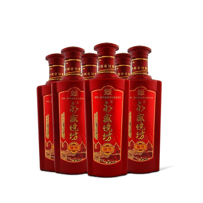 泸州老窖 永盛烧坊 臻传 52度 浓香型白酒 500ml*6瓶 整箱装