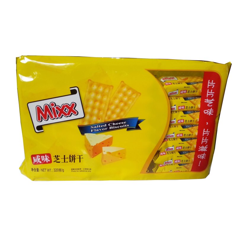 Mixx咸味芝士饼干320g 【休闲零食】