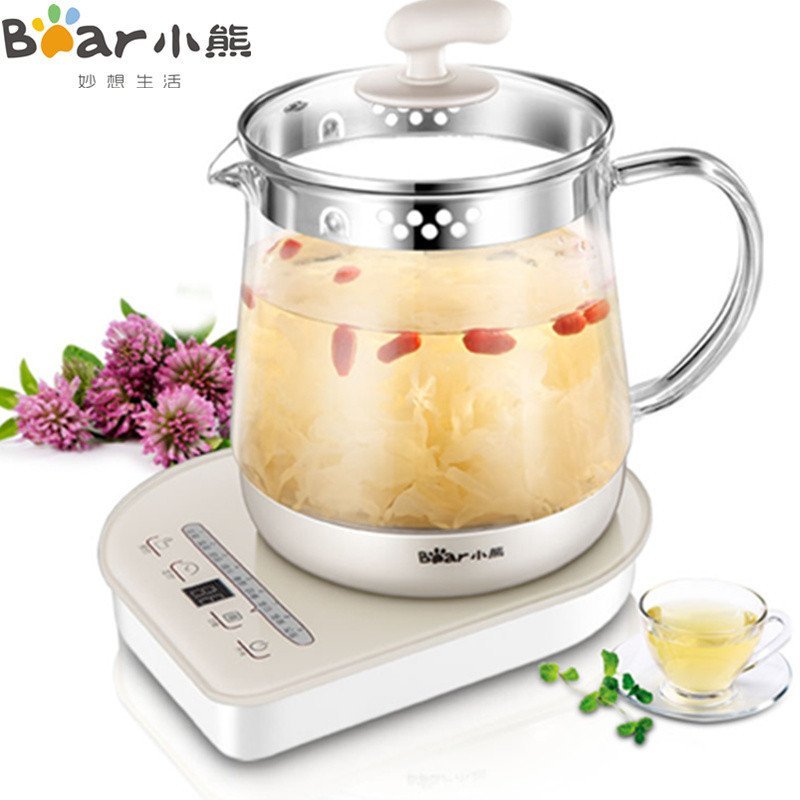 小熊（Bear）养生壶YSH-A15M1 全自动多功能加厚玻璃电煎药中药壶壶煮茶壶1.5升