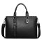 薇思黛 2016新款 欧美潮电脑包公文男包男士包手提包时尚休闲包 黑色竖版