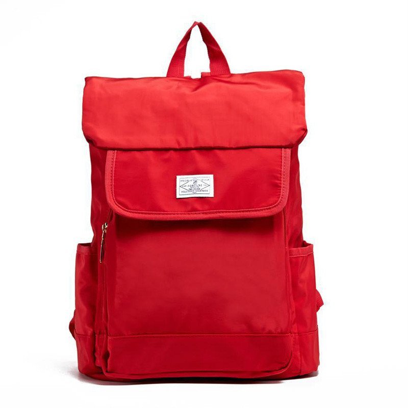 薇思黛 2016新款 韩版个性女式背包户外旅行休闲双肩包潮流学生书包背包 红色