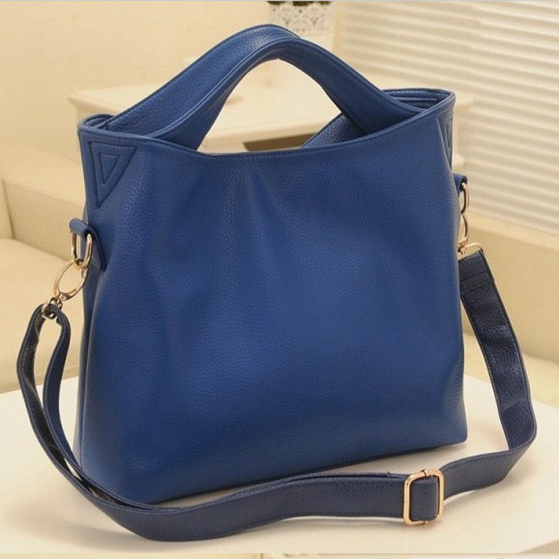 薇思黛 2016新款 欧美时尚女包潮流单间斜跨包女士包包 蓝色