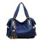 薇思黛 2016新款女包手提包时尚百搭潮包女包包斜挎包手提单肩包 蓝色