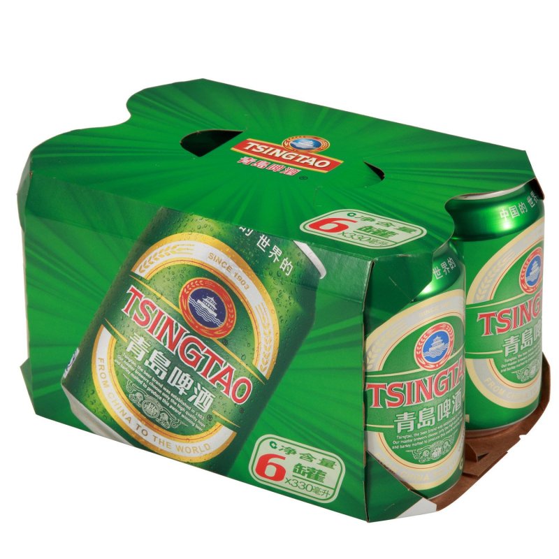 青岛醇厚啤酒330mL*6