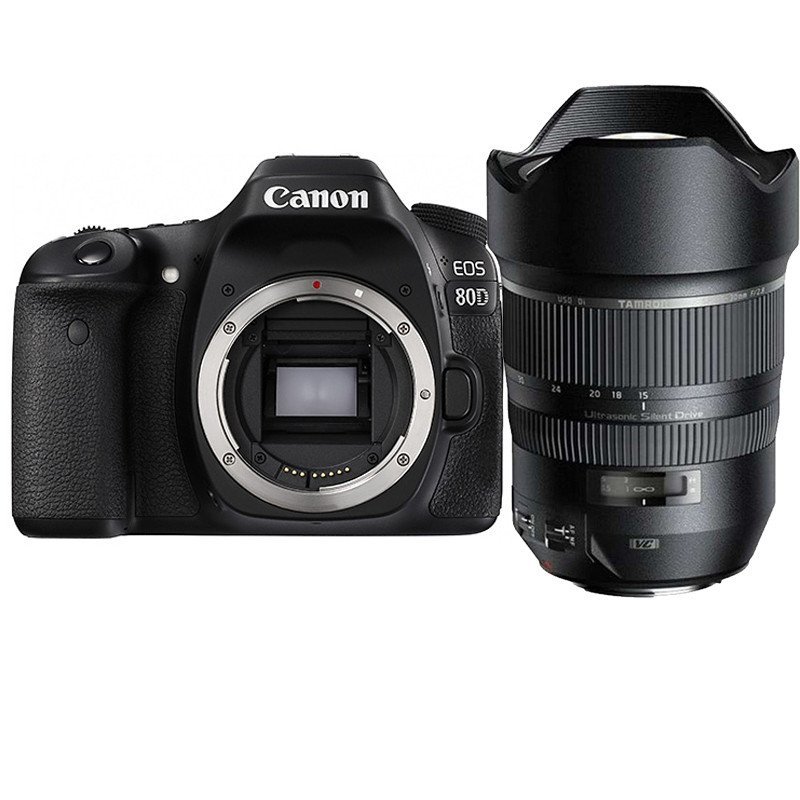 佳能(Canon) EOS 80D（腾龙15-30mm G2） 数码单反相机 单镜头套装 约2420万像素