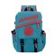 薇思黛新款韩版潮秋冬书包双肩包女背包运动包旅行包男女包14寸电脑包 湖蓝B109