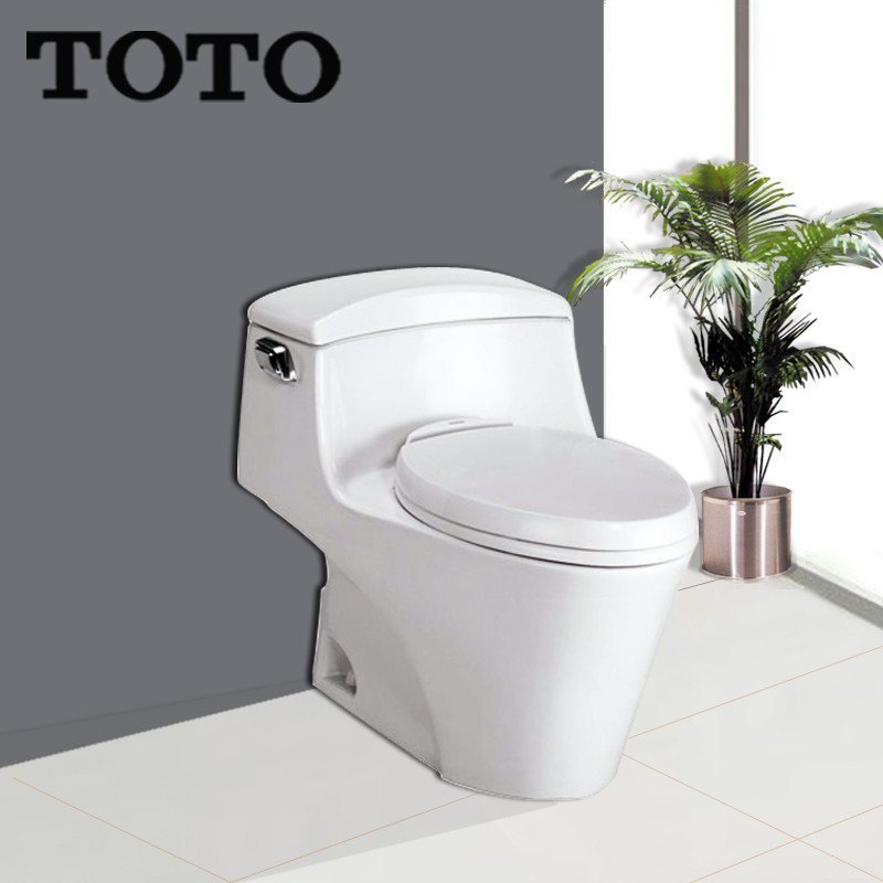 TOTO马桶连体式坐便器超旋式冲洗智洁成人陶瓷卫浴马桶洁具好用舒适可配智能马桶盖CW923GB