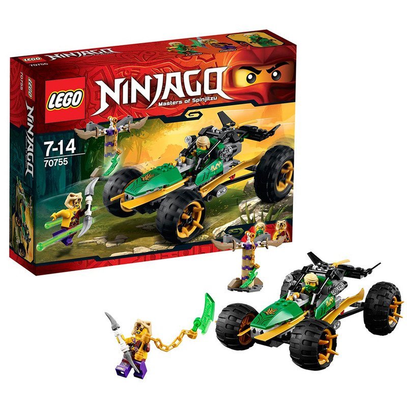 乐高幻影忍者70755丛林冲锋车 lego ninjago 积木玩具益智趣味