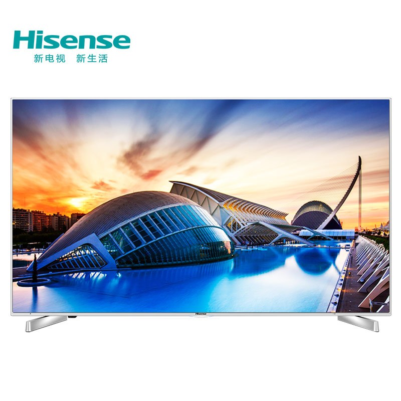 海信（Hisense）LED50EC660US 50英寸 炫彩4K智能电视14核配置 VIDAA3 (亮银白)