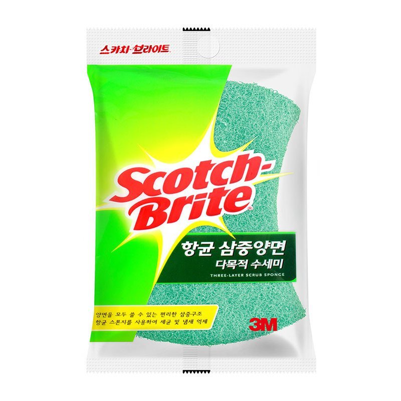 思高多功能百洁布三层型（蓝色）