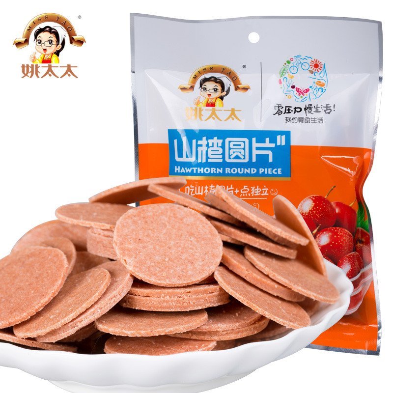 姚太太山楂圆片218g
