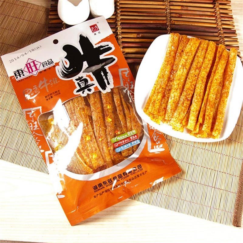 休闲食品 豆干 俏嘴巴 东旺辣条思香牛排105g 商品图片页