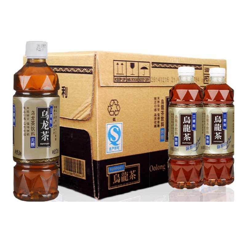 三得利乌龙茶（无糖）500ml*15