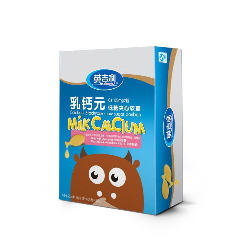 英吉利（yingjili）乳钙元低糖夹心软糖0.85g/粒*30粒