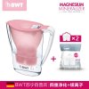德国原装进口BWT家用直饮净水壶滤水壶净水器2.7升一壶两芯 粉色