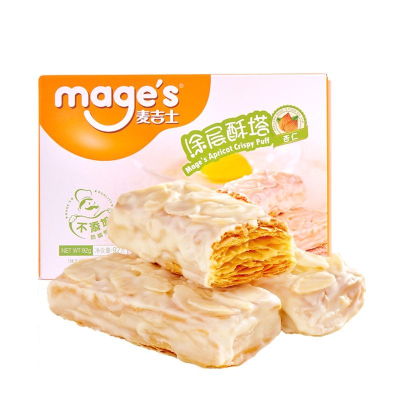 麦吉士杏仁味酥塔188g